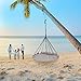 BHORMS Hanging Swing Nest, Daybed Saucer Style Lounger Swing Chair Nest with Pillow, Double Hammock for Indoor/Outdoor, 264 Pound Capacity