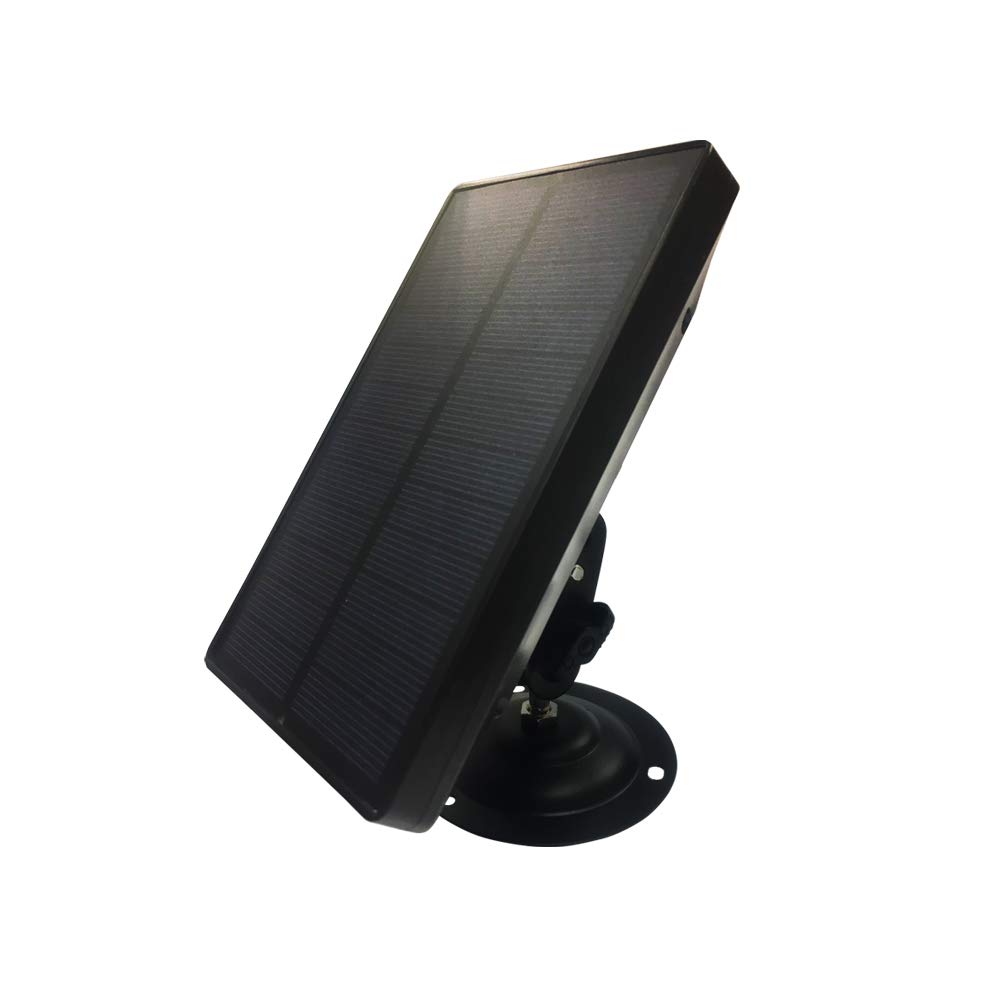 SpotCam Solar Panel Power Bank, Weather Resistant, Adjustable Mount, Compatible with microUSB 5V Input Devices