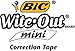 BIC Wite-Out Brand Mini Twist Correction Tape, White, 1-Count