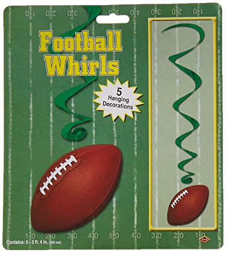 Football Swirl Decorations - Football Whirls  