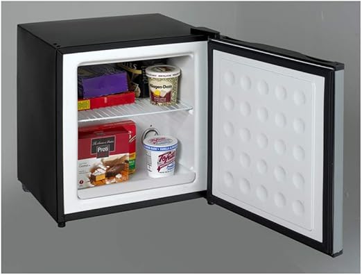 avanti vfr14ps is puerta reversible con doble funcion mini nevera o congelador con mango empotrado color negro