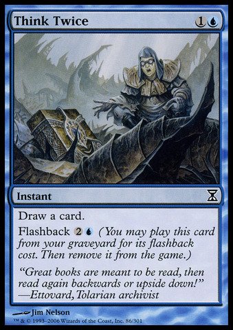 Magic: the Gathering - Think Twice - Time Spiral