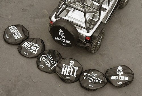 Yeah Racing 1/10 Tire Cover For 1.9 Crawler Wheels - Crawl From Hell #YA-0490 - Thumbnail 3