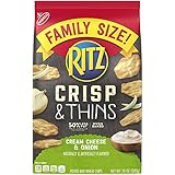 Ritz Crisps & Thins Cream Cheese & Onion Chips, 10 Ounce