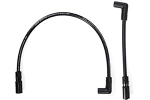 Atesilor 10.4mm Spark Plug Wires Ignition Coil Wires Compatible with Harley-Davidson Big Twin Dyna Super Glide/Wide Glide/Low Rider 2000-2017 & Softail Springer/Slim/Deluxe/Deuce 1999-2017