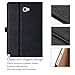 ProCase Galaxy Tab A 10.1 with S Pen Case 2016 Old Model - Stand Folio Case Cover for Galaxy Tab A 10.1 Inch Tablet with S Pen SM-P580, with Multiple Viewing Angles, Document Card Pocket - Black