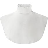 Cutecrop Turtleneck Dickey Extra Large Fake Collar Detachable Dickey Collar Half Mock Turtleneck for Men Women