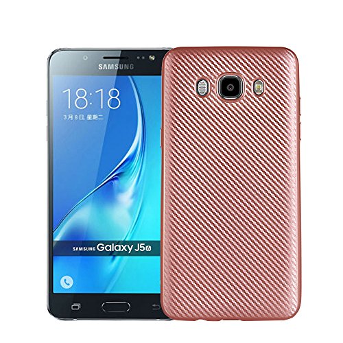 Case for Samsung SM-J710MN/DS Galaxy J7 Metal 2016 Duos Case TPU Silicone Soft Shell Cover Pink