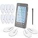 loverbeby Rechargeable Touch Screen Tens Unit Muscle Stimulator Electronic Pulse Massager with 12 Modes and 4 Pads Portable Smart Electro Pain relief