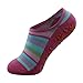 Skidders Girls Skid-Proof Gripper Socks - Size 7-9, Assorted 5-Pack