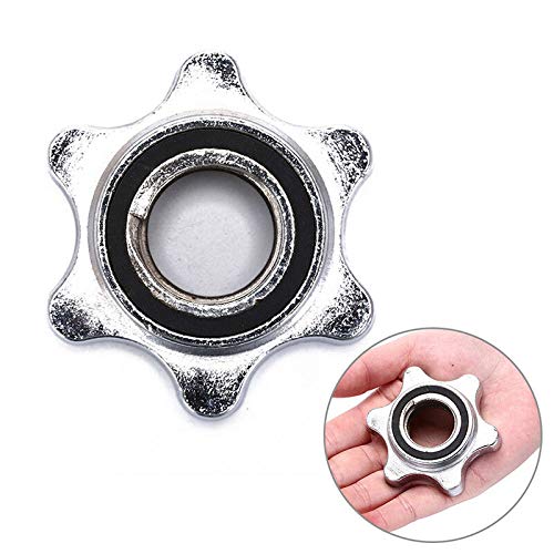 Jaimenalin-4Pcs-25mm-Dumbbell-Rod-NutSpinlock-Collars-for-Plating-Barbell-Dumbbell-Weight-Lifting-Accessories