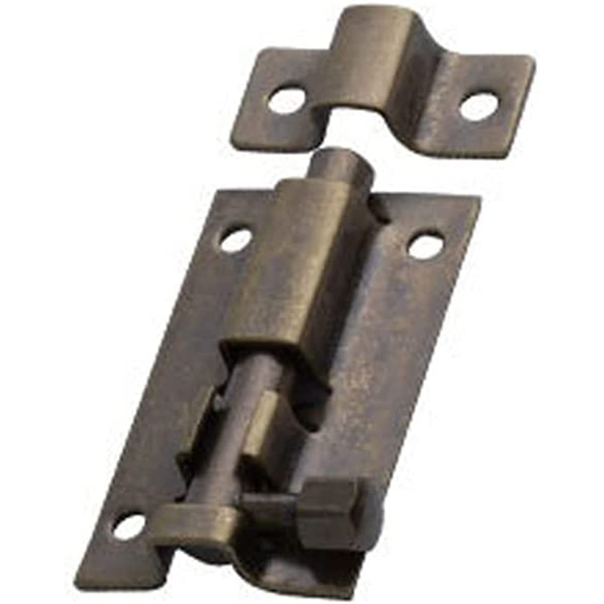 2 inch Stainless Steel Square Door Latch Bolt Securing Internal Door Latches Bolts for Bedrooms, Bathroom Toilet Gate and Wooden Doors Bronze