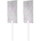 TEAMWILL 2PCS Titanium Anode Rhodium Jewelry Plating Mesh with Handle, Titanium Mesh Cathode Rhodium Palladium Jewelry Plater Tool