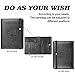 HerriaT Leather Passport Holder Cover Case RFID Blocking Travel Wallets Card Case for Women Men(Black)