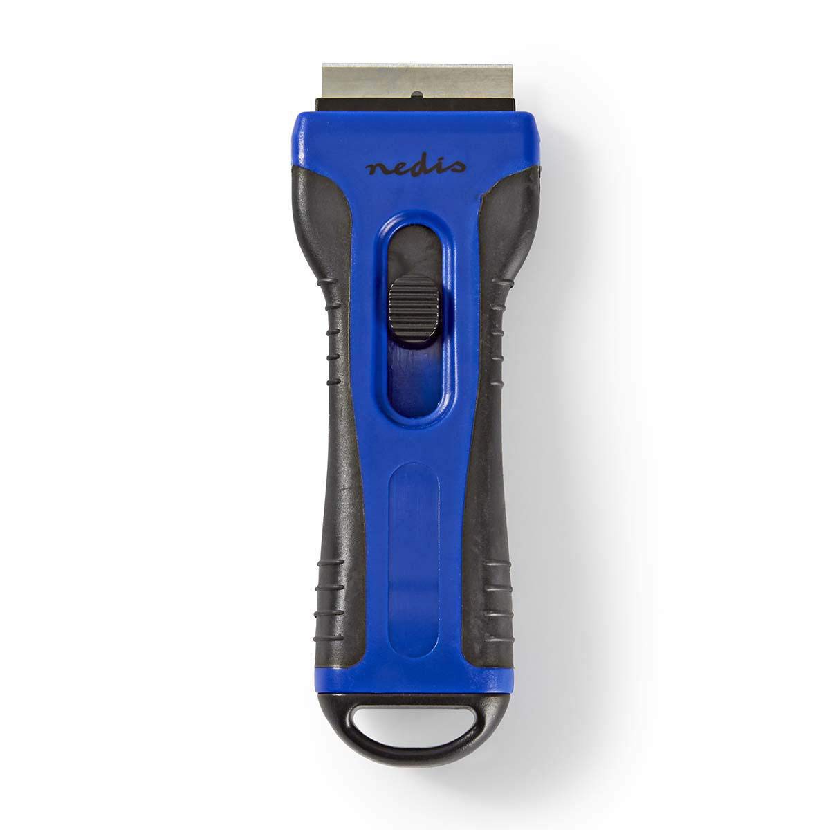 Nedis Cleaning Scraper Lightweight Scraper for Maintenance of Vitroceramic Hobs, Removes Burnt-On Food Without Damaging Surface, Supplied with 4 Spare Blades