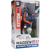 McFarlane Von Miller NFL Madden 17 Action Figure Denver Broncos Color Rush Uniform