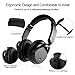 Tv Earphones Wireless Headphones RF Headphones 3.5mm Wired Earphones Hifi Stereo Rechargeable Headset with FM Radio for PC TV MP3 MP4 Audio
