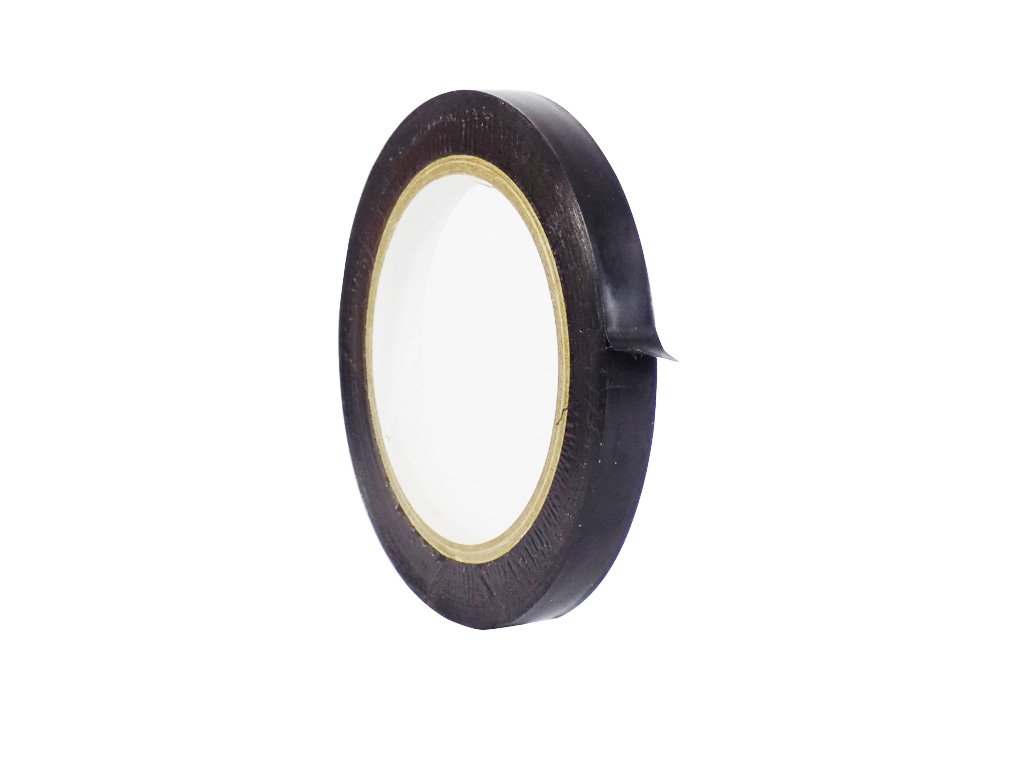 WOD VTC365 Black Vinyl Pinstriping Tape, 1/2 inch x 36 yds. (Pack of 1) For School Gym Marking Floor, Crafting, Stripping Arcade1Up, Vehicles and More (Available in Multiple Sizes & Colors)