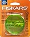 Fiskars Circle Twist Double Deluxe Pencil Sharpener For Kids 5+ - Crayon and Pencil Sharpener - Back to School Supplies - Color May Vary