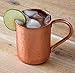 Inspired Basics Solid Moscow Mule Copper Mug Hammered Type Moscow Mule Mug 16 Oz with No Lining