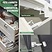 Cabinet Locks Baby Proofing Child Safety Cabinets Locks 10 Packs, No Tools Or Drilling Needed Safety Drawer Locks for Drawers, Cabinets, Closets