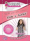 Sew Your Doll Clothes, Fabric and Pattern, for 18 Inch Doll Pajamas , fits American Girl Doll (Leopard)