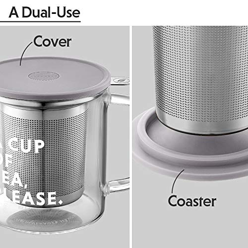 buydeem kettle (Glass Mug with Infuser)