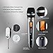 Wireless Microphone System, Alvoxcon DUAL UHF Dynamic Handheld mic for iPhone, Computer, Karaoke, Conference, DJ, Vocal Recording, Singing, Church, On Stage Performance, Party Events (1/4 inch plug)