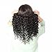 Younsolo Brazilian Deep Wave Bundles with Closure 8A Grade 3 Bundles with Lace Closure 100% Unprocessed Deep Wave Brazilian Virgin Human Hair Free Part Human Hair Extensions (8 10 12+8, Natural Color)