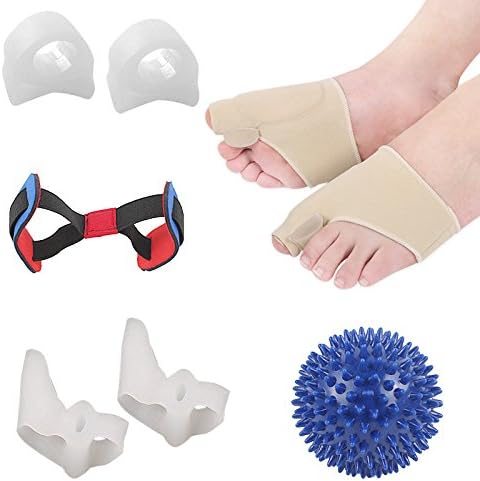 スポンサー プロダクト Lucktao 外反母趾サポーター 親指矯正サポーター 内反母趾用 フットケア スポーツ ウォーキング 足の痛みを軽減 足指矯正シリコンパッド 姿勢補正 浮き指 左右兼用 8個セット 改良版