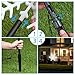 WSTECHCO LED Pathway Lights Outdoor Christmas Decorations 2 Piece Snowflake Flash Lights Walkway Lights,Waterproof 3D White Snow Landscape Lighting for Yard,Patio, Lawn,Garden Decor