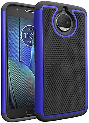 Moto G5s Plus Cases,Yogem Slim Anti-Shock Anti-Scratch Cover Case for G5s+ Motorola Moto G5s Plus 2017 (Dark Blue)