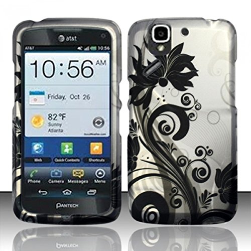 Silver Flower Rubberized Hard Cover Case for Pantech Flex P8010 + Free Silver Stylus Pen Silver Flower Rubberized Hard Cover Case for Pantech Flex P8010 + Free Silver Stylus Pen