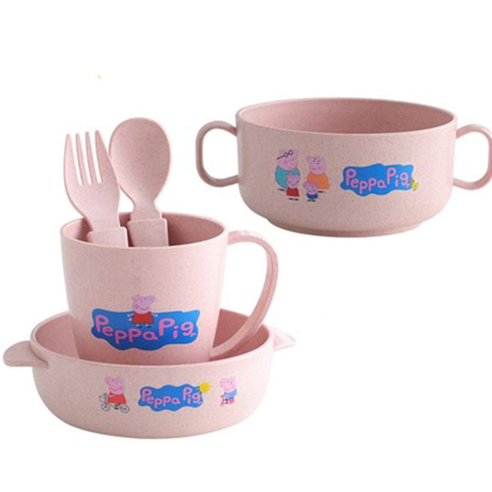 Dmzxnwai Auxiliaire Bol Alimentaire Double Oreille De Dessin Anime Bebe Anti Chute Bol Cuillere Maternelle Enfants Vaisselle Et Arts De La Table Vaisselle Et Plats De Service Napravi Rs