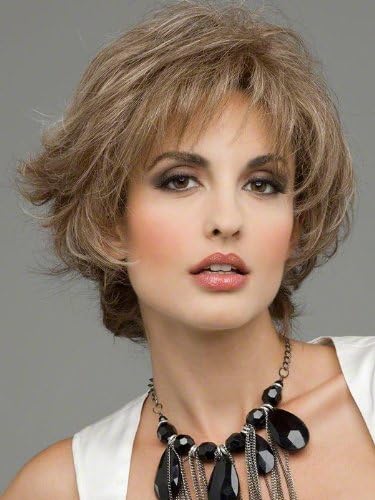 Kylie (Human/Synthetic Blend) by Envy Wigs, Color Chosen: Cinnamon Raisin