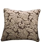 Sure Fit Scroll  - Pillow Slipcover  - Brown (SF36227)