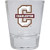 R and R Imports College of Charleston Round Shot Glass Officially Licensed Collegiate Product