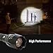 HDS-TEK T6 LED Flashlights Ultra Bright Water Resistant 5 Modes Zoomable Tactical Torches (2 Piece)