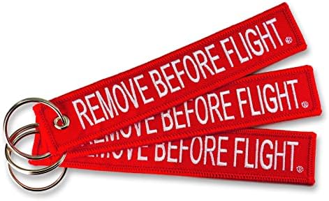 Amazon.com: Rotary13B1 Remove Before Flight DARK RED Key Chain