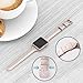 Wearlizer Pink Slim Leather Compatible for Apple Watch Band 42mm 44mm Womens for iWatch Leisure Thin Strap Replacement Sport Wristband Fashion Cute Bracelet with Rose Gold Clasp Series 4 3 2 1 Edition