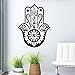 BIBITIME Wall Decal Vinyl Sticker Decals Hamsa Hand Eye Indian Yoga Buddha Menhdi Ganesh Fatima Namaste