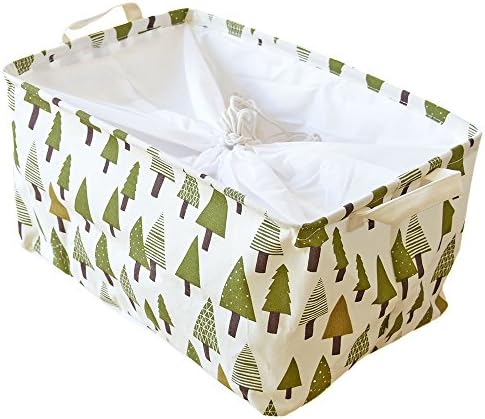 DuShow Home Storage Square Box /Snack Basket /Toy Storage basket/Dirty Clothing Basket (Tree)