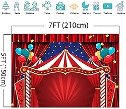 Red Curtain Stars Photography Backdrop Newborn Baby