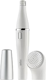 Braun FaceSpa Epilator SE810 White Facial Hair Removal Cleansing Brush 100% view 2