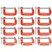 MAXPOWER 2 Inch C-clamp, 12 Pieces C Clamps Set, 2-Inch Jaw Opening, Throat Depth 1-3/16-Inch
