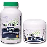 Bioxtron Life AFA Stem Cell Supplement - Joint Support & Muscle Pain - Immune System Support - Support Energy Levels - Stem Cell Production - Blue Green Algae Spirulina - 90 Caps + Cream 2 oz