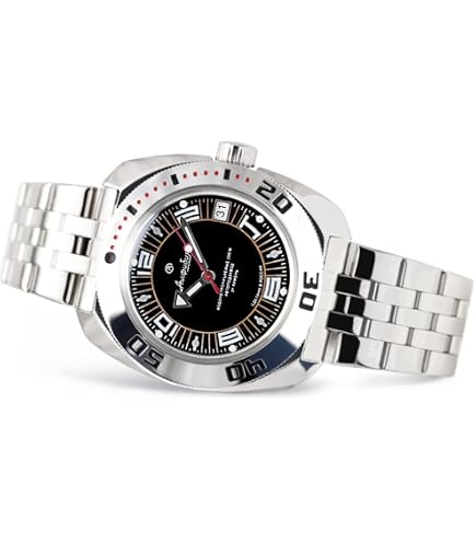 Amazon.com: VOSTOK Original Mens Watch Amphibia 90807B Classic 1st