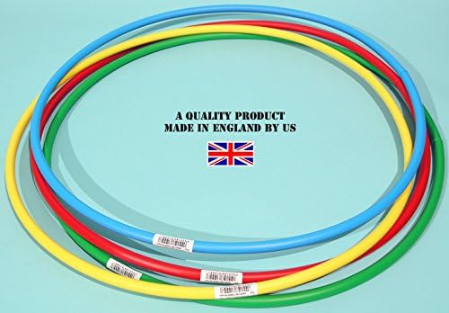 WITZIGS GAMES Extra Strong Hula Hoops - Bundle of 4, Size: 45cm