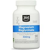 365 by Whole Foods Market Chelated Magnesium Glycinate 300MG, 90 CT