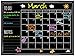 Large Chalkboard Wall Calendar Planner by Flat Harmony - Weekly and Monthly Organizer - 23'' x 18'' - for Office, Kitchen and Refrigerator Erasable and Durable Sticker Decal